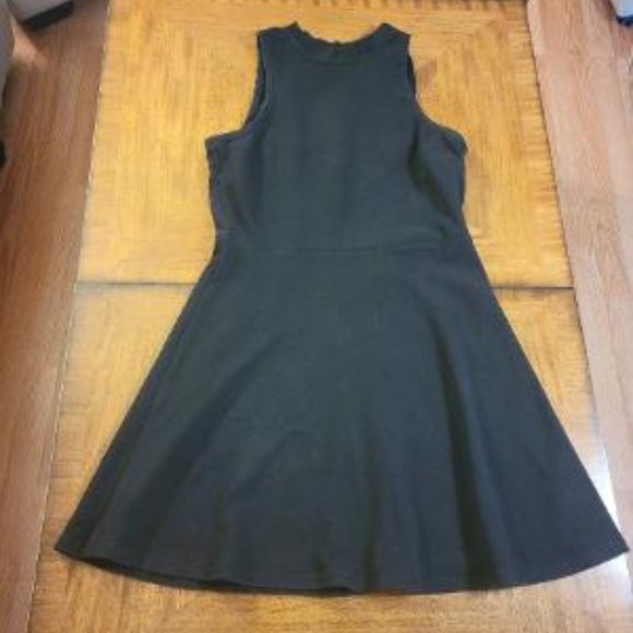 Old Navy Black High Neck Dress - Picture 2 of 10